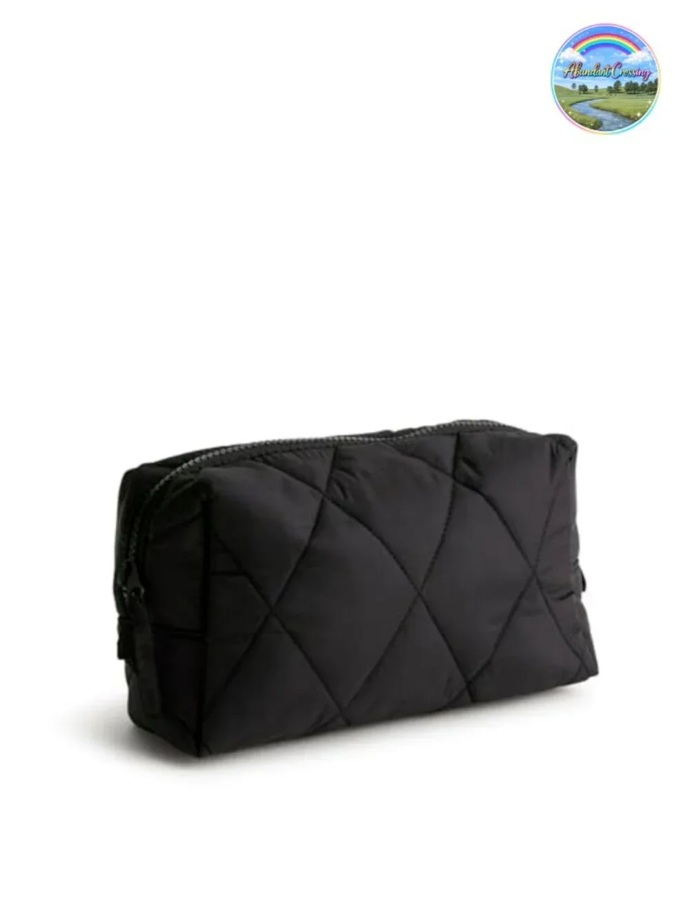 Featherweight Medium Cosmetic Bag - Recycled Nylon, Zipper, Lightweight Makeup